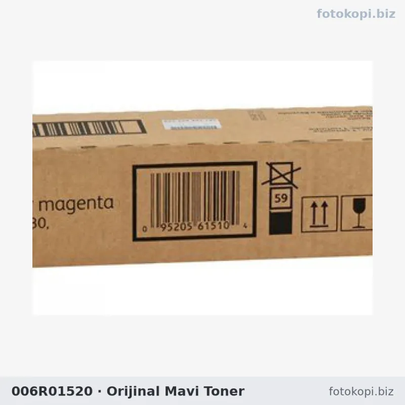 006R01520 Orijinal Mavi Toner | Xerox WorkCentre 7525 / WorkCentre 7545 / 7530 / 7535 / 7556