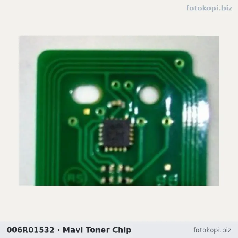 006R01532 Mavi Toner Chip | Xerox Color 550 / 560 / 570