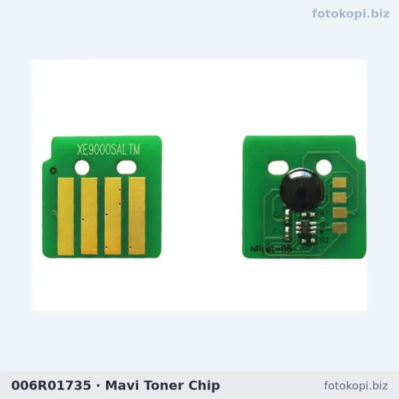 006R01735 Mavi Toner Chip | Xerox PrimeLink XC9065 / XC9070 / PrimeLink C9065