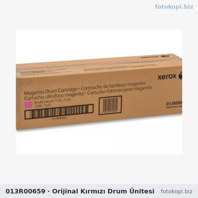 013R00659 Orijinal Kırmızı Drum Ünitesi | Xerox 7120 / 7125 / 7220 / 7225