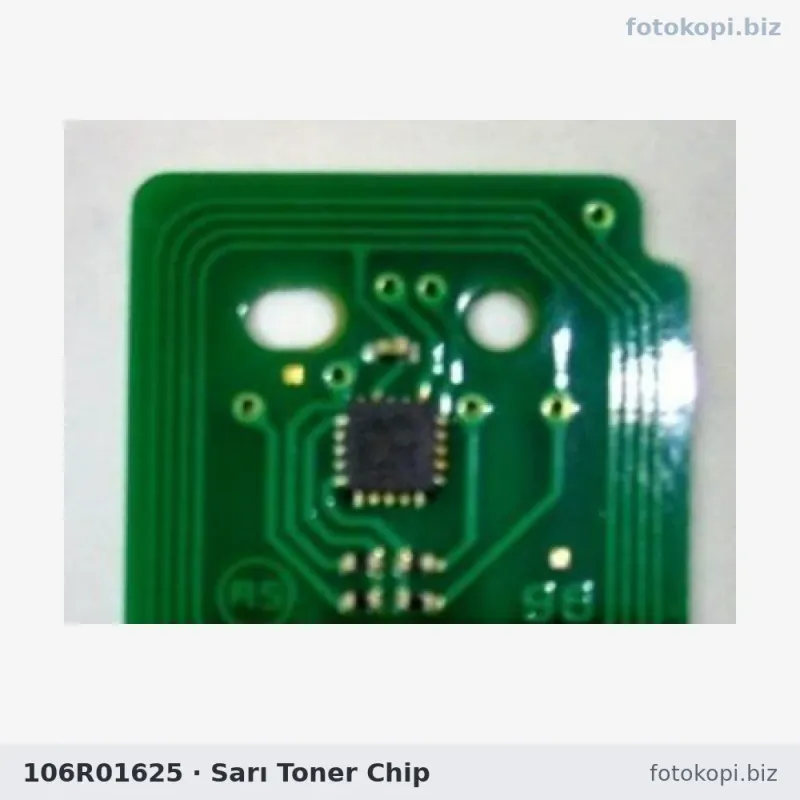 106R01625 Sarı Toner Chip | Xerox Phaser 7800