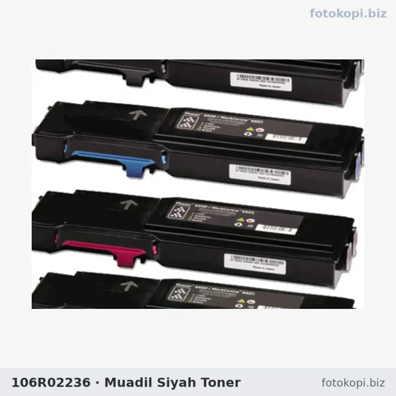106R02236 Muadil Siyah Toner | Xerox Phaser 6600 / 6605