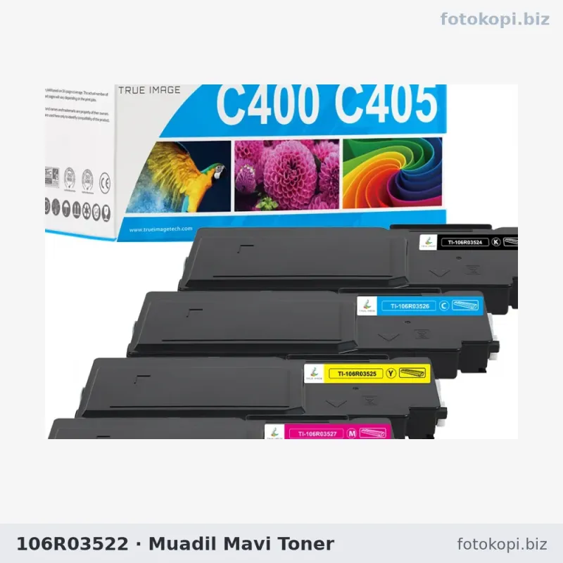 106R03522 Muadil Mavi Toner | Xerox VersaLink C400 / C405