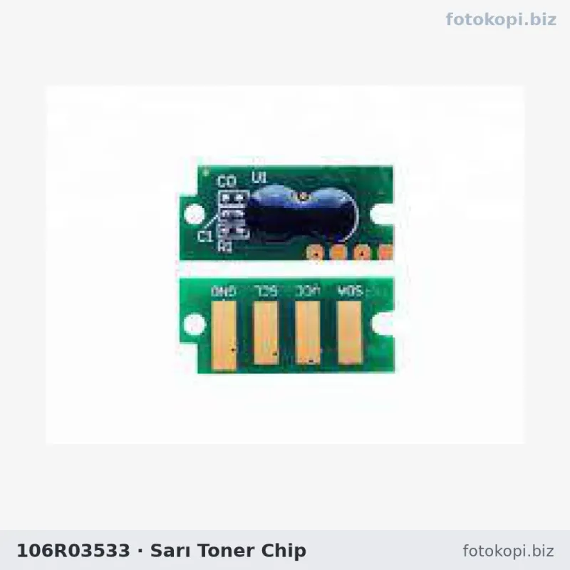 106R03533 Sarı Toner Chip | Xerox C400N / C405