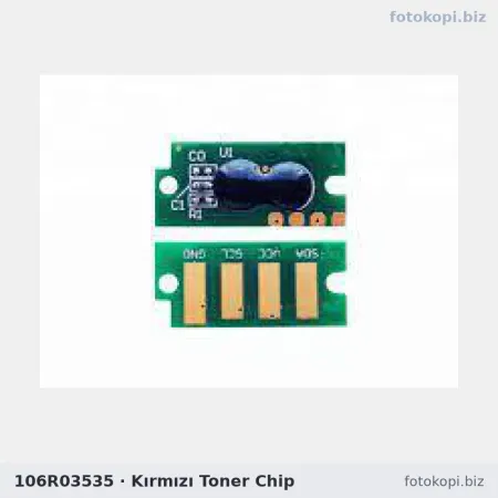 106R03535 Kırmızı Toner Chip | Xerox C400N / C405