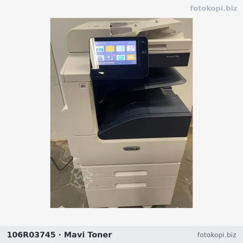106R03745 Mavi Toner | Xerox VersaLink C7020 / C7025 / C7030