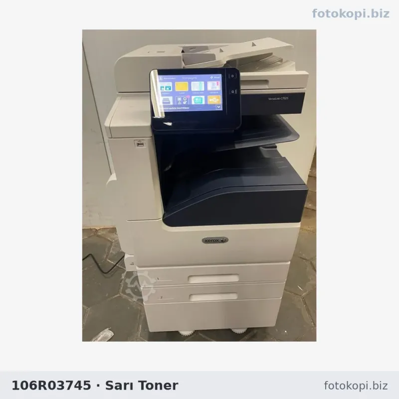 106R03745 Sarı Toner | Xerox VersaLink C7020 / C7025 / C7030