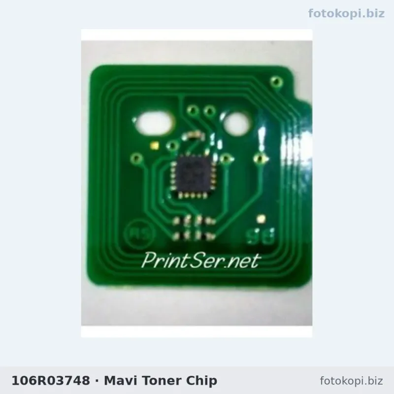 106R03748 Mavi Toner Chip | Xerox C7020 / 7025 / 7030