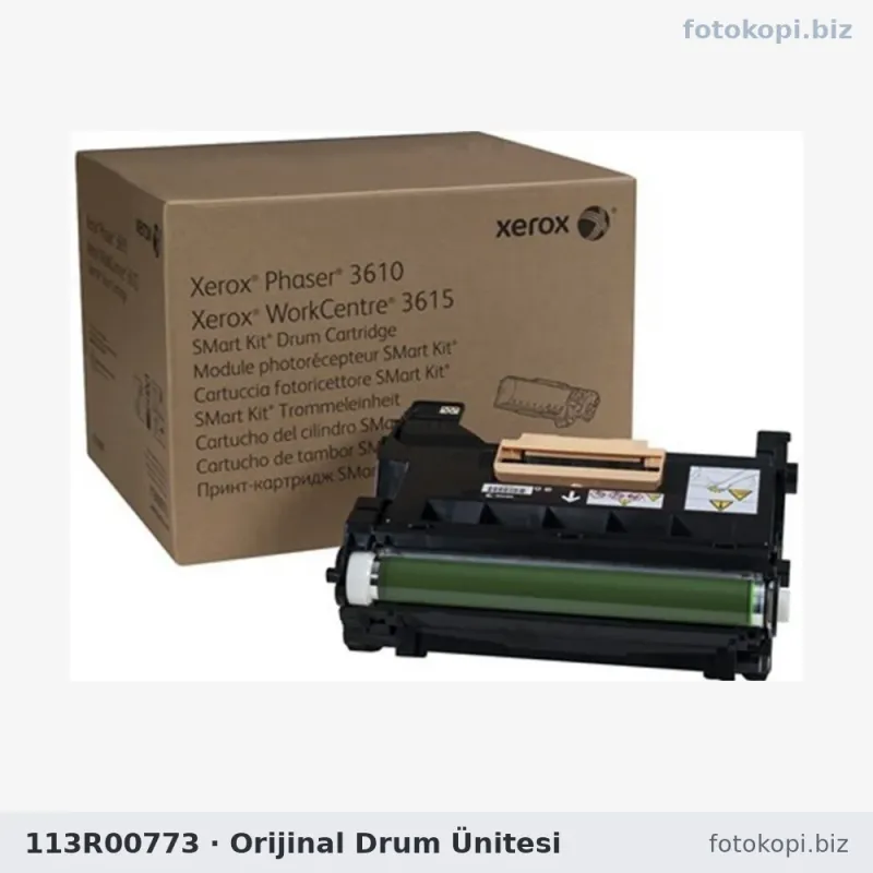 113R00773 Orijinal Drum Ünitesi | Xerox Phaser 3610 / 3615 / 3655