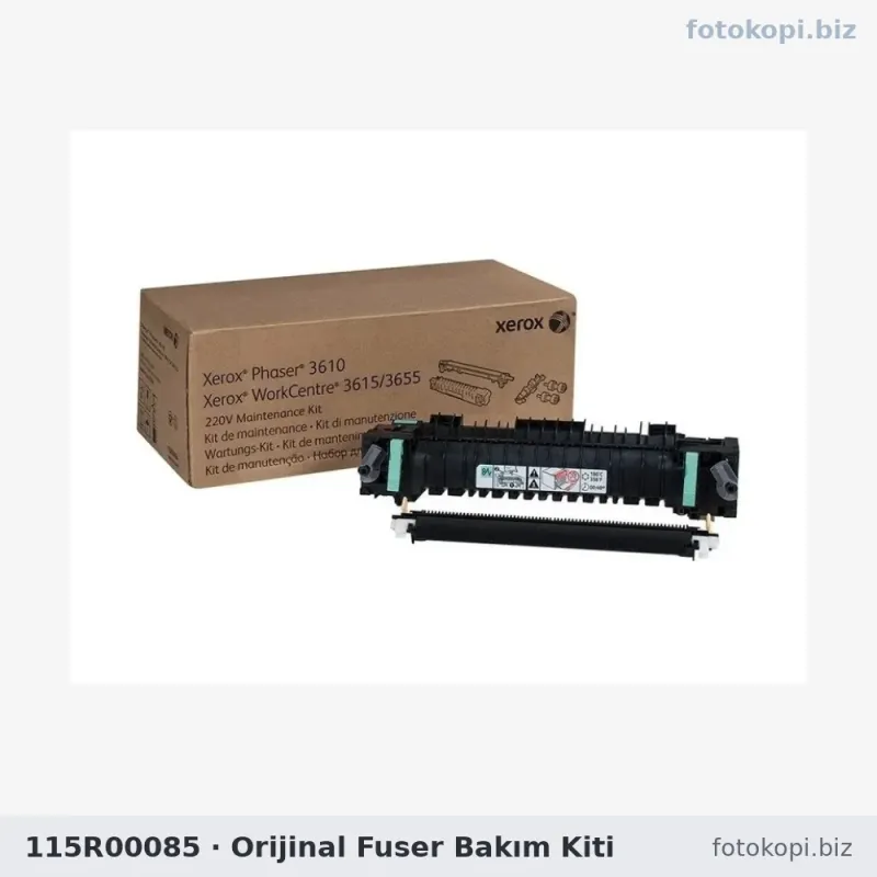 115R00085 Orijinal Fuser Bakım Kiti | Xerox 3610 / 3615