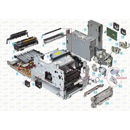 HP 4345 Fuser ve Fırın Ünitesi