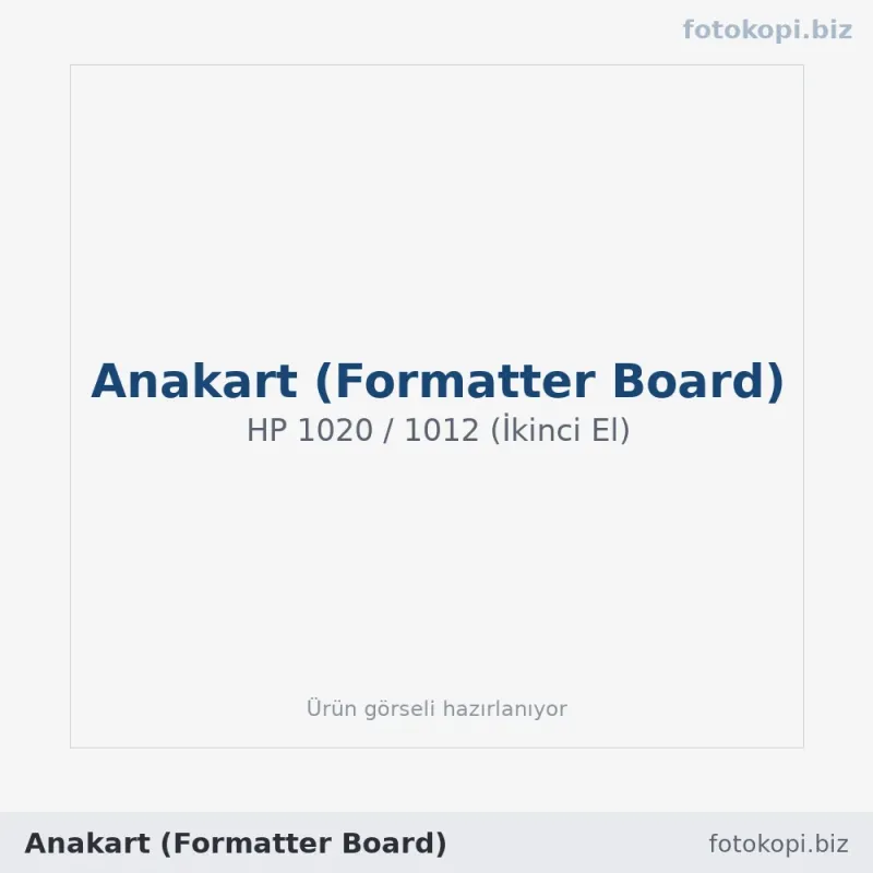 Anakart (Formatter Board) | HP 1020 / 1012 (İkinci El)