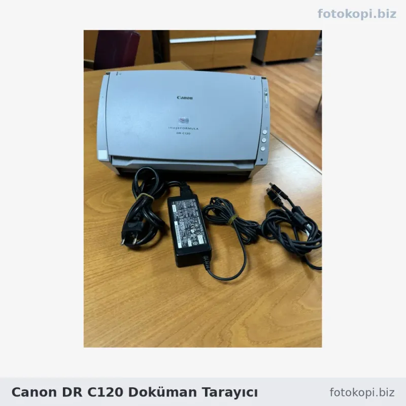 Canon DR C120 Doküman Tarayıcı | İkinci El Doküman Tarayıcı