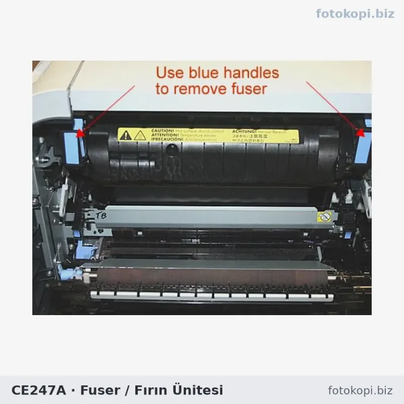 CE247A Fuser / Fırın Ünitesi | HP CM4540 / CP4020 / CP4025 / CP4520 / CP4525 / M651