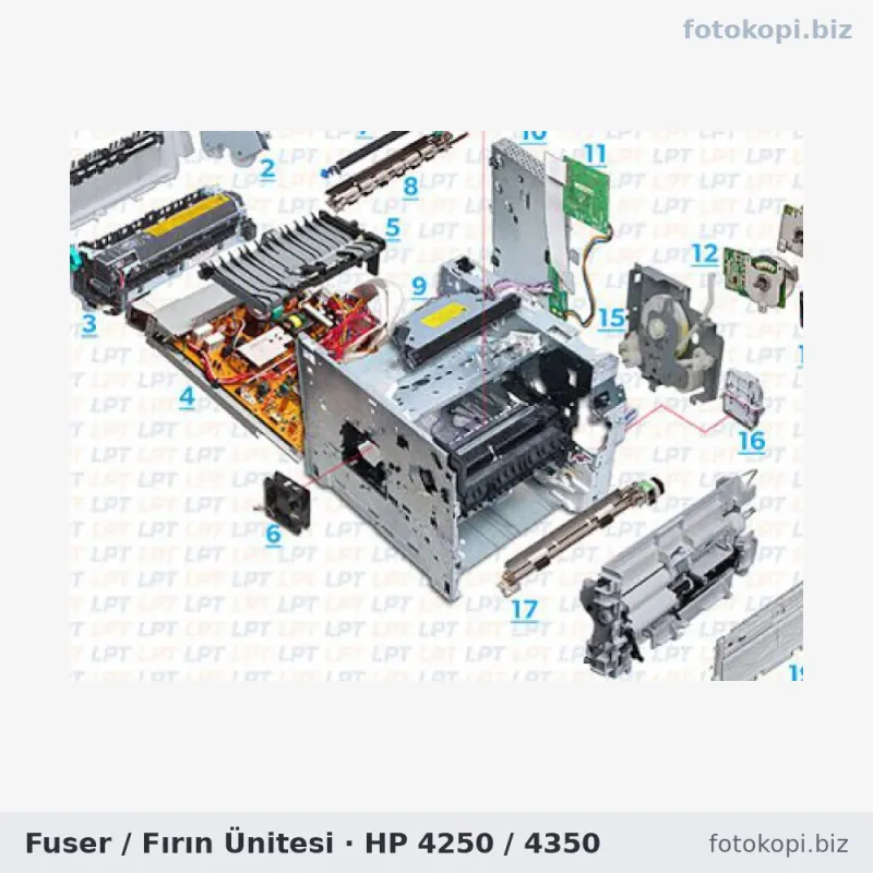 Fuser / Fırın Ünitesi | HP 4250 / 4350