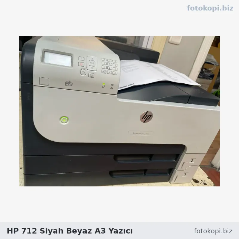 HP 712 Siyah Beyaz A3 Yazıcı | İkinci El Yazıcı