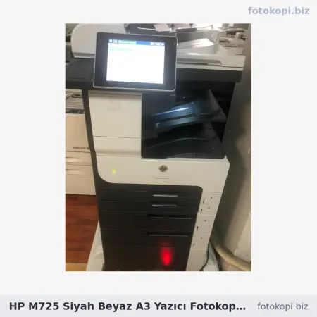 HP M725 Siyah Beyaz A3 Yazıcı Fotokopi Tarayıcı | İkinci El Fotokopi Makinesi