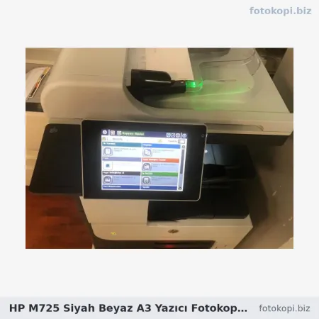 HP M725 Siyah Beyaz A3 Yazıcı Fotokopi Tarayıcı | İkinci El Fotokopi Makinesi