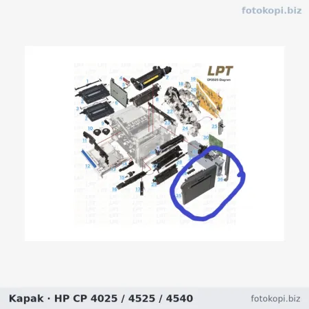 Kapak | HP CP 4025 / 4525 / 4540 (İkinci El)
