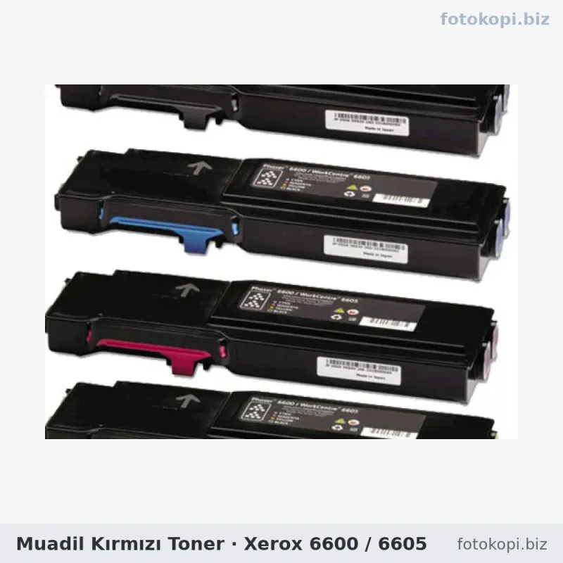 Muadil Kırmızı Toner | Xerox 6600 / 6605