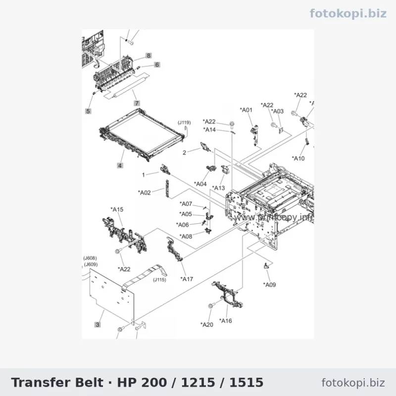 Transfer Belt | HP 200 / 1215 / 1515 (İkinci El)