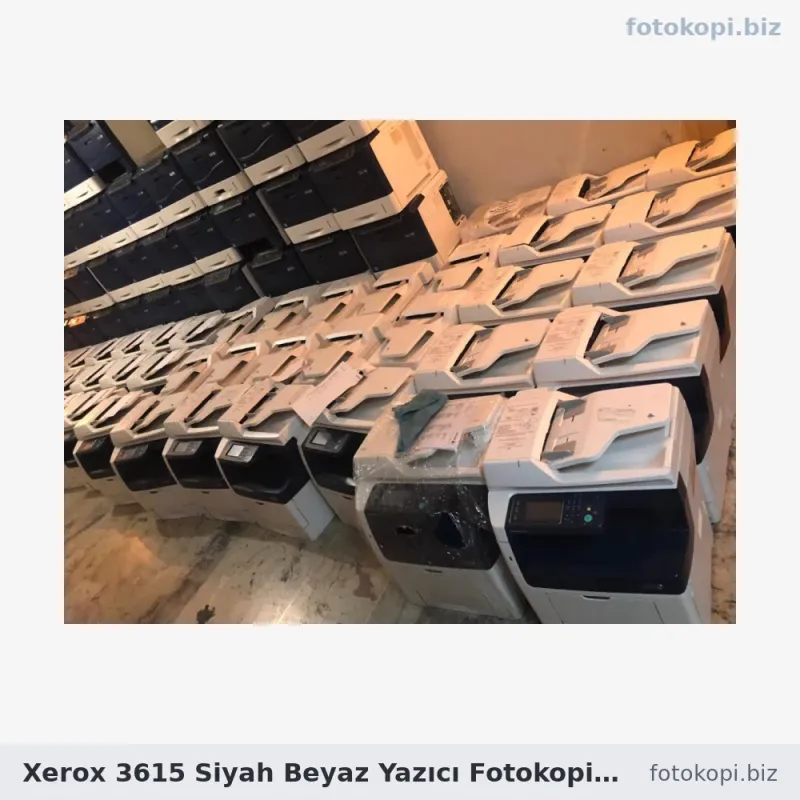 Xerox 3615 Siyah Beyaz Yazıcı Fotokopi Faks | İkinci El Fotokopi Makinesi