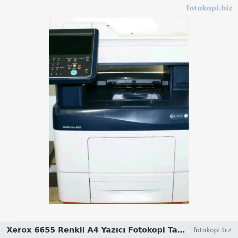 Xerox 6655 Renkli A4 Yazıcı Fotokopi Tarayıcı | İkinci El Fotokopi Makinesi