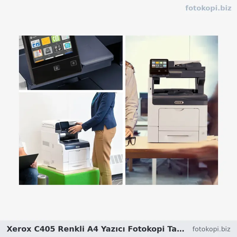 Xerox C405 Renkli A4 Yazıcı Fotokopi Tarayıcı | İkinci El Fotokopi Makinesi