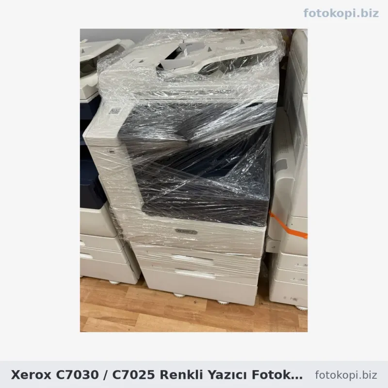 Xerox C7030 / C7025 Renkli Yazıcı Fotokopi | İkinci El Fotokopi Makinesi