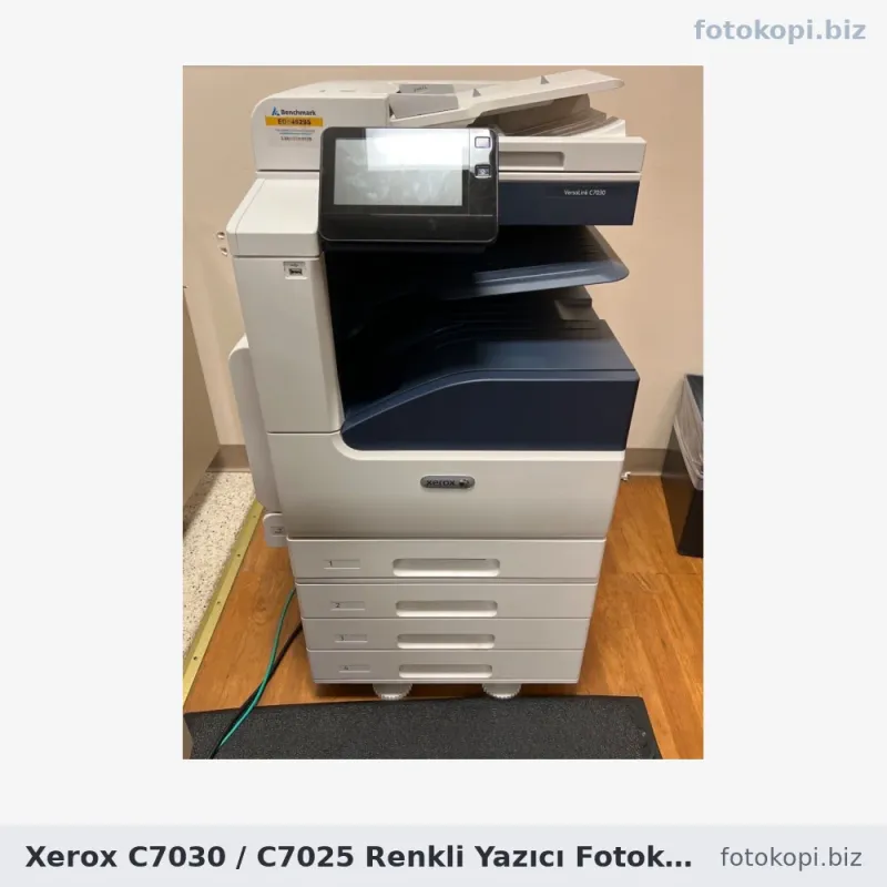 Xerox C7030 / C7025 Renkli Yazıcı Fotokopi | İkinci El Fotokopi Makinesi