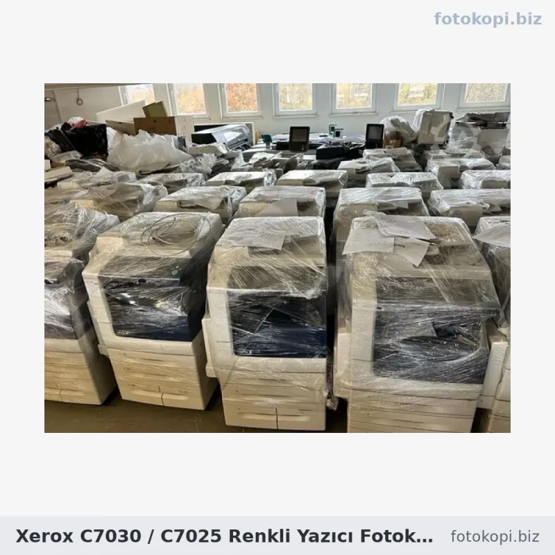 Xerox C7030 / C7025 Renkli Yazıcı Fotokopi | İkinci El Fotokopi Makinesi