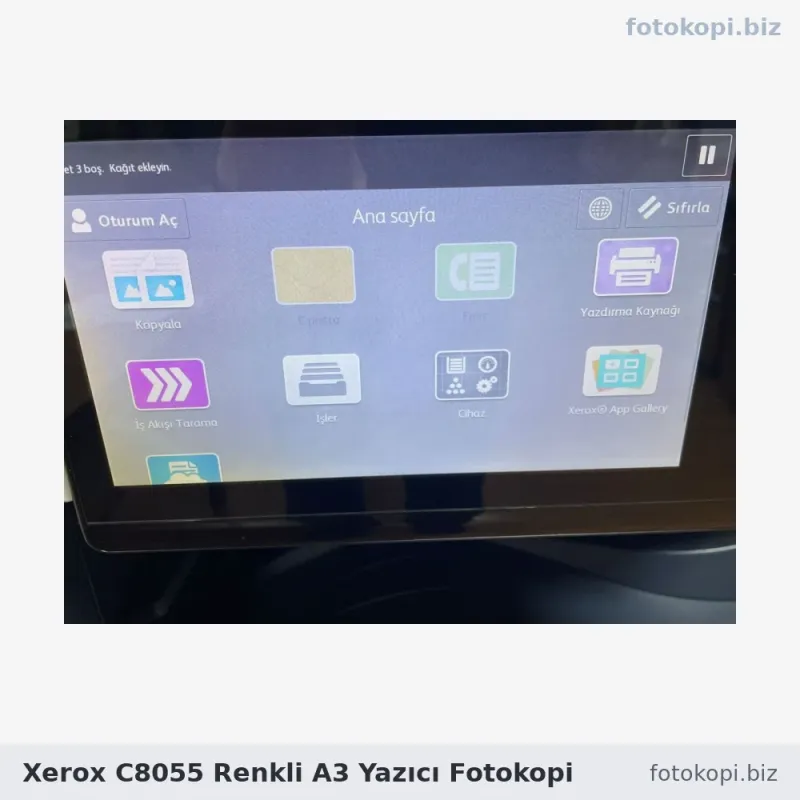 Xerox C8055 Renkli A3 Yazıcı Fotokopi | İkinci El Fotokopi Makinesi