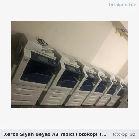 Xerox Siyah Beyaz A3 Yazıcı Fotokopi Tarayıcı Faks | Kiralama