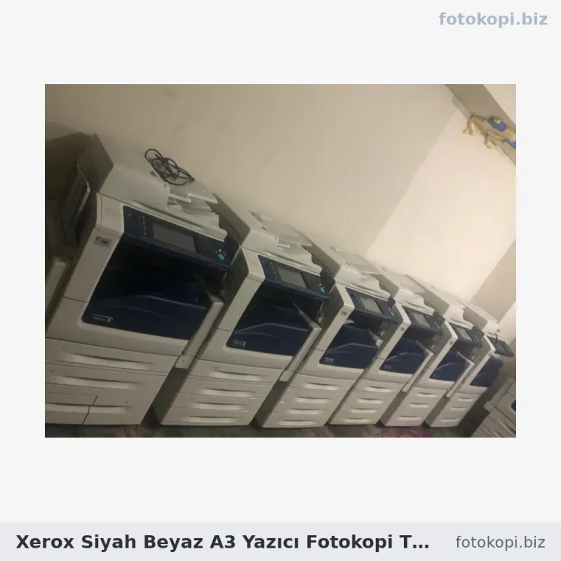 Xerox Siyah Beyaz A3 Yazıcı Fotokopi Tarayıcı Faks | Kiralama