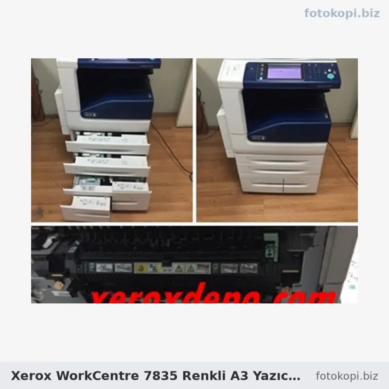 Xerox WorkCentre 7835 Renkli A3 Yazıcı Fotokopi Tarayıcı | İkinci El Fotokopi Makinesi