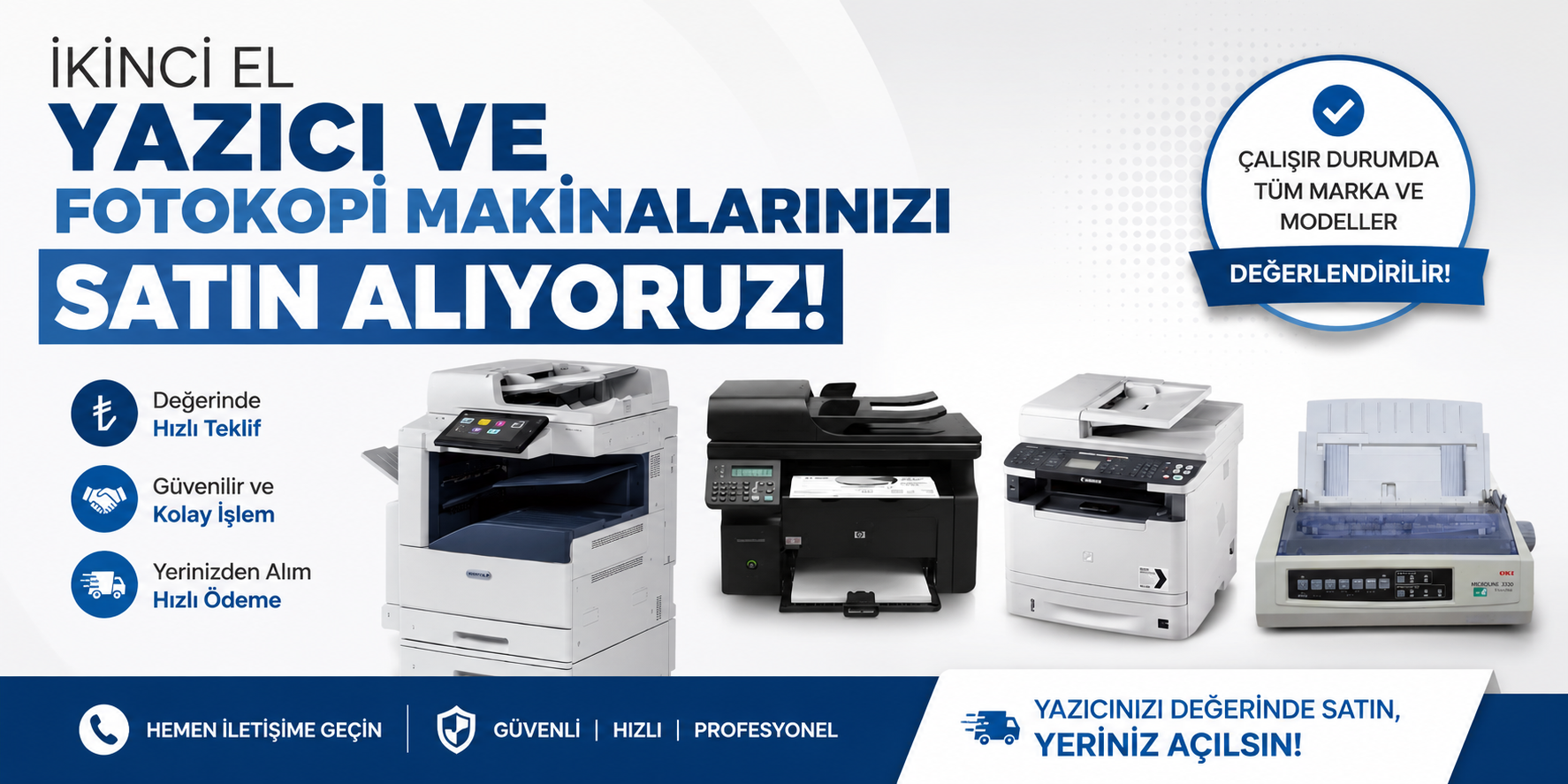 ikinciel yazici fotokopi